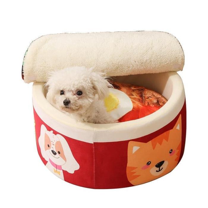 Funny Noodles-Shaped Pet Bed Cushion