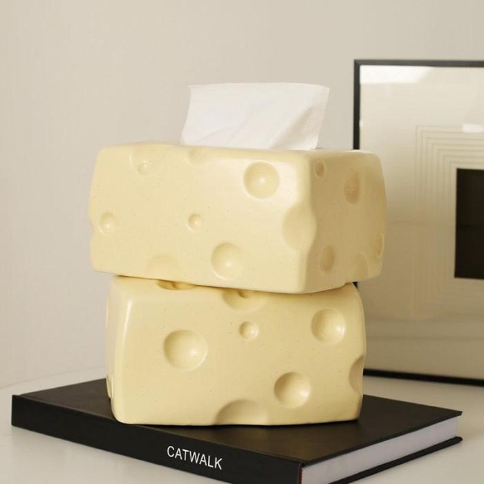 Cheese Shape Tissue Box