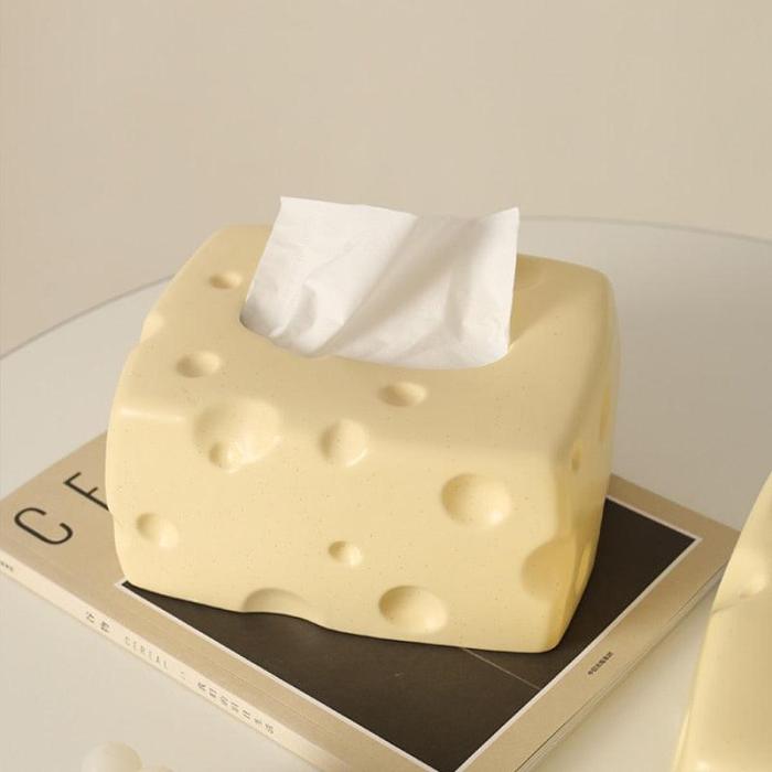 Cheese Shape Tissue Box