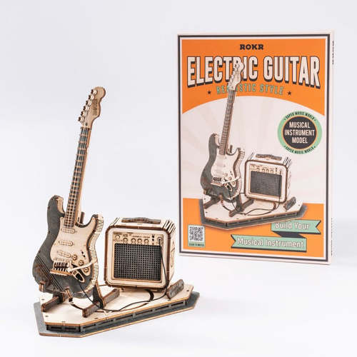 Wooden Electric Guitar Model