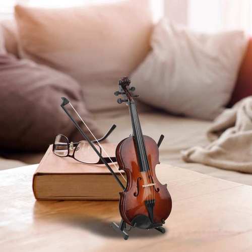 Wood Miniature Violin Model