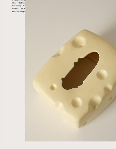 Cheese Shape Tissue Box