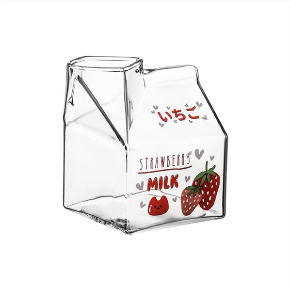 Milk Square Glass Cup