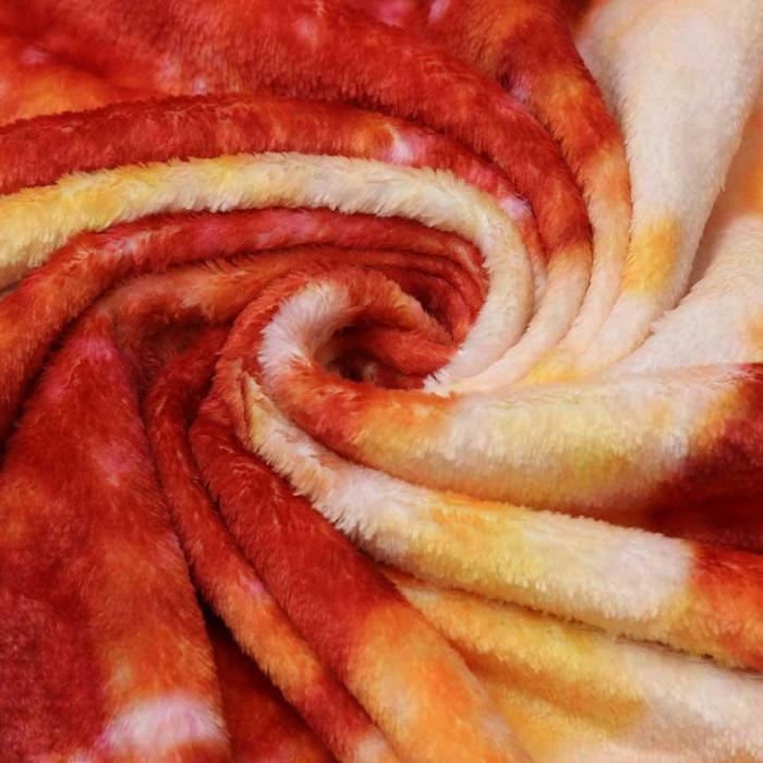 Pizza Tortilla Shaped Round Blanket