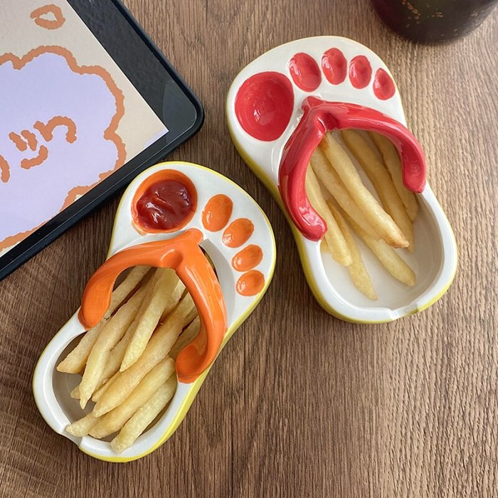 Flip Flops Shape Ketchup Dipper