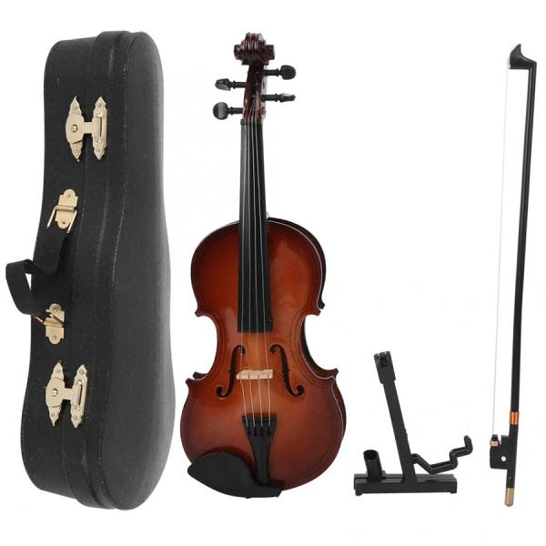 Wood Miniature Violin Model