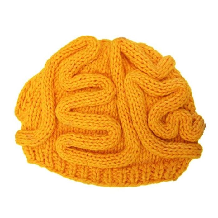 Handmade Funny Brain Knitted Hat