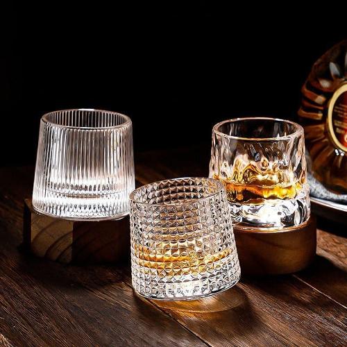 Spinner Whiskey Glasses