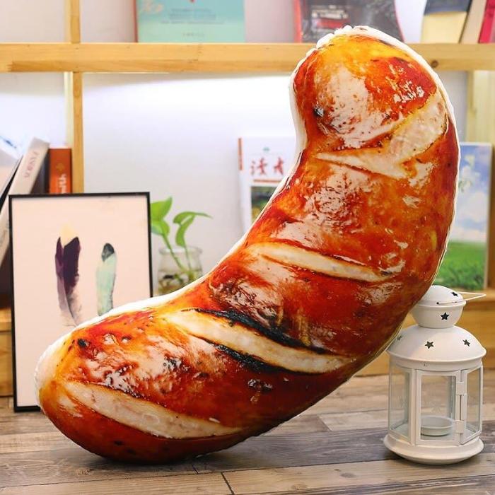 Simulation Grilled Food Plush Pillow