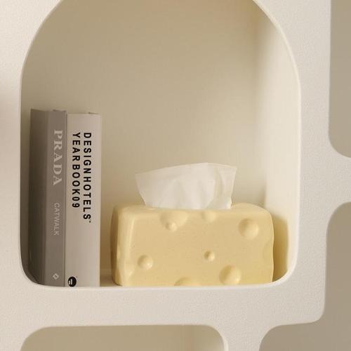 Cheese Shape Tissue Box