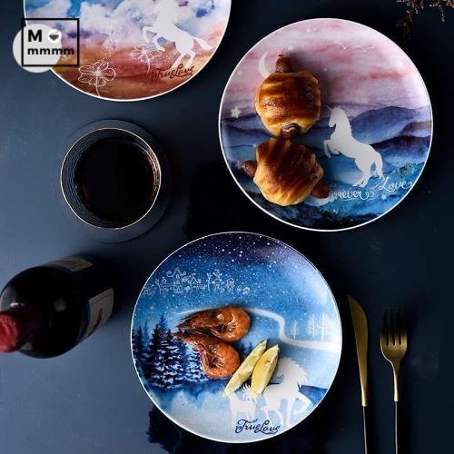 Star Universe Dinner Ceramic Plates