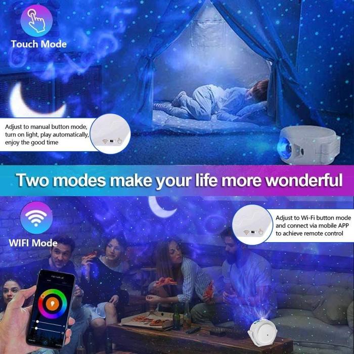 LED Starry Sky Galaxy Projector