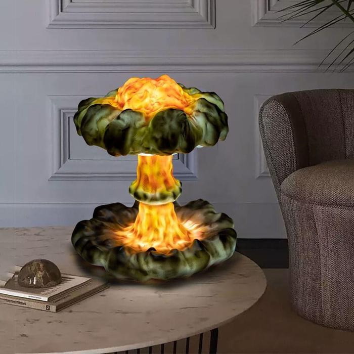 3D Mushroom Cloud LED Lamp