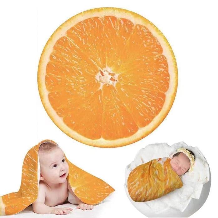 Vegetable Baby Swaddle Wrap Sleeping Blanket