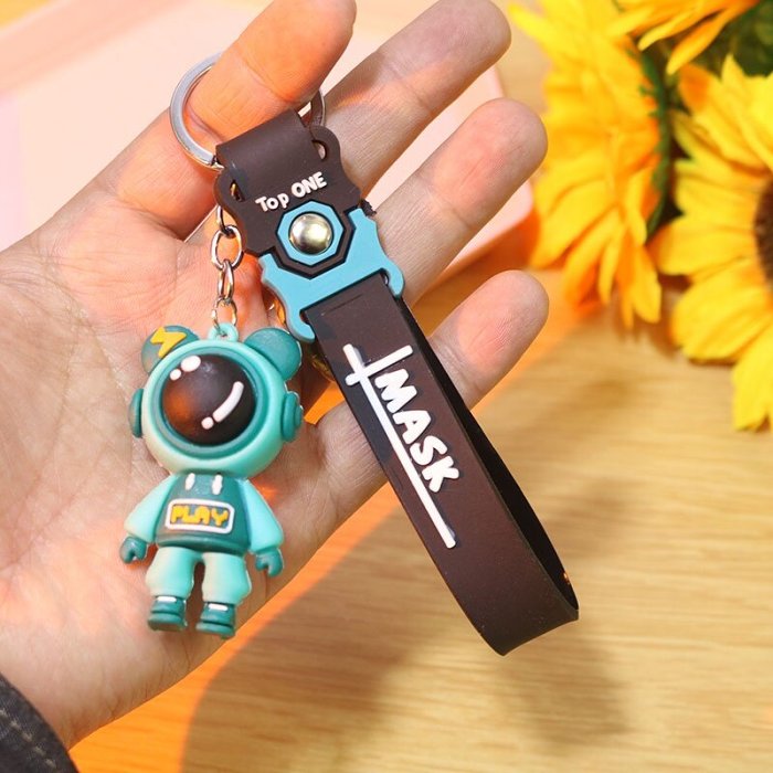 Colourful Astronaut Keychain