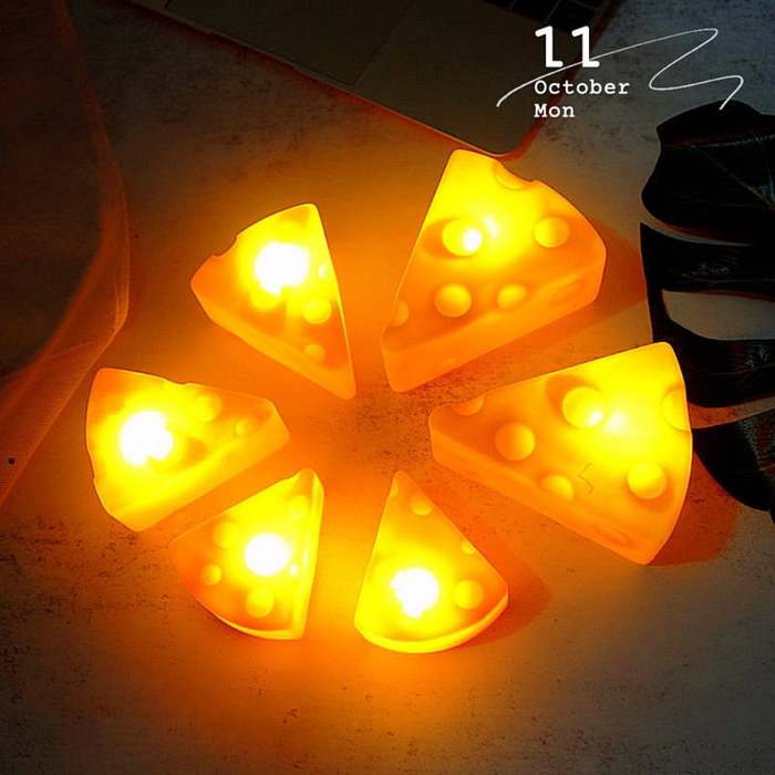 LED Cheese Night Light