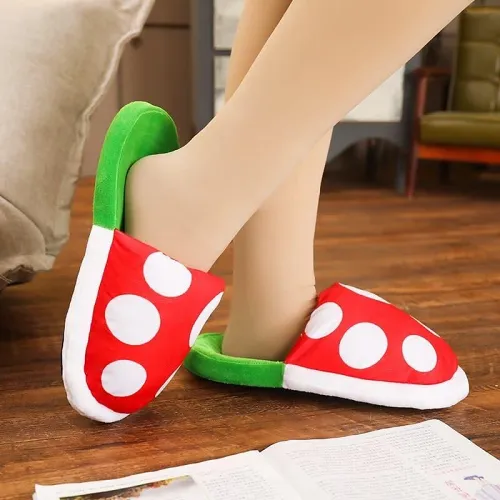 Piranha Shaped Slipper Plush Toys