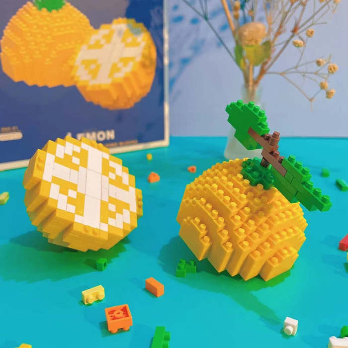 DIY Fruit 3D Bricks Toys