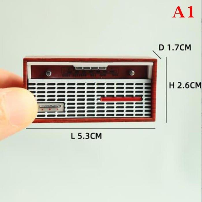 Miniature Retro Radio Recorder