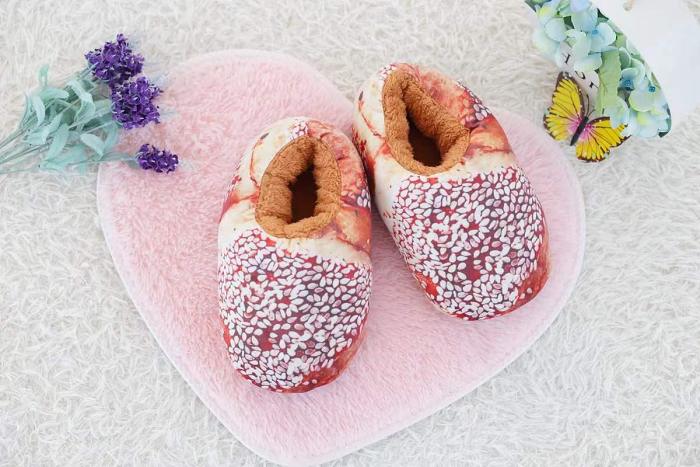 Simulation Bread Slippers