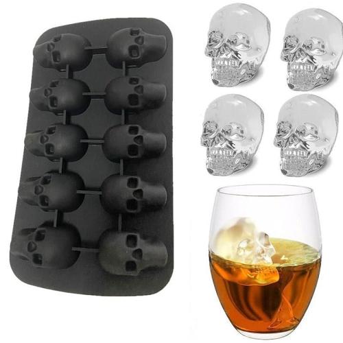 3D Silicone Skull Ice Cube Mold