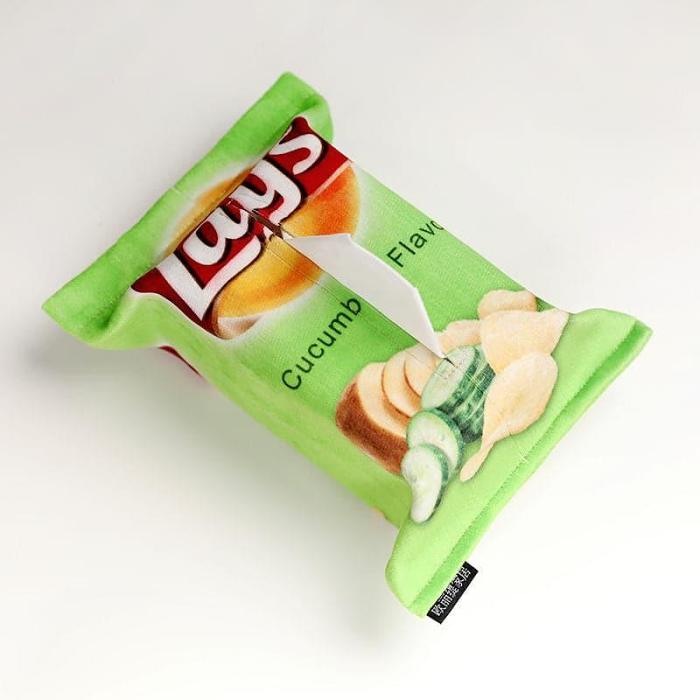 Potato-Chip Shaped Tissue Box Cloth