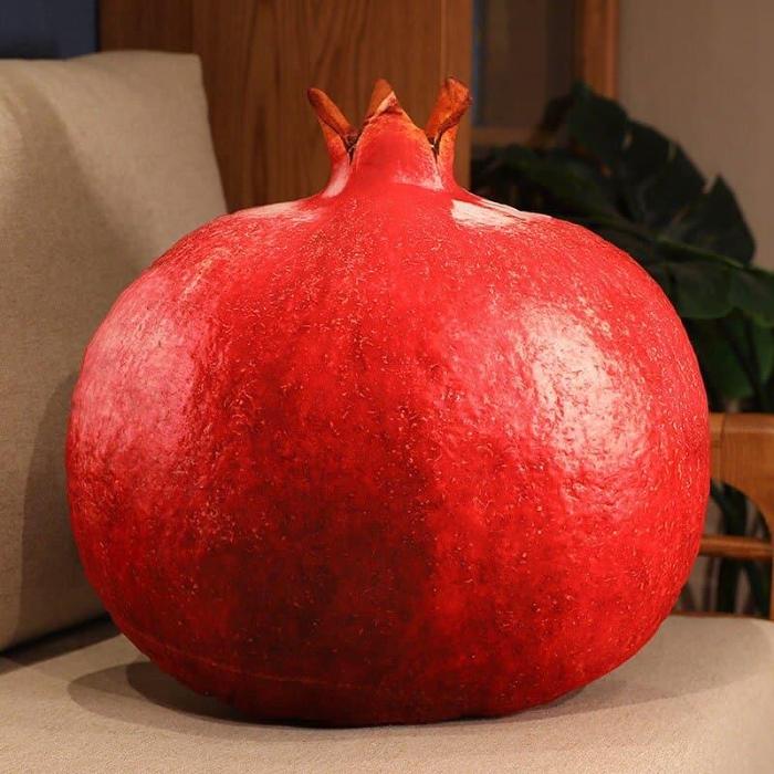 3D Simulation Fruit Vegetable Plush Pillow