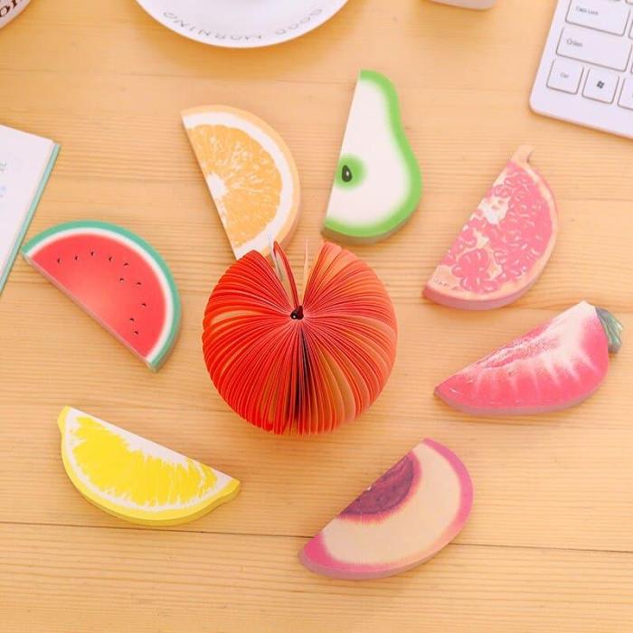 DIY Fruit Sticky Notes
