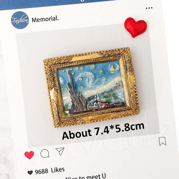 Van Gogh Refrigerator Magnets