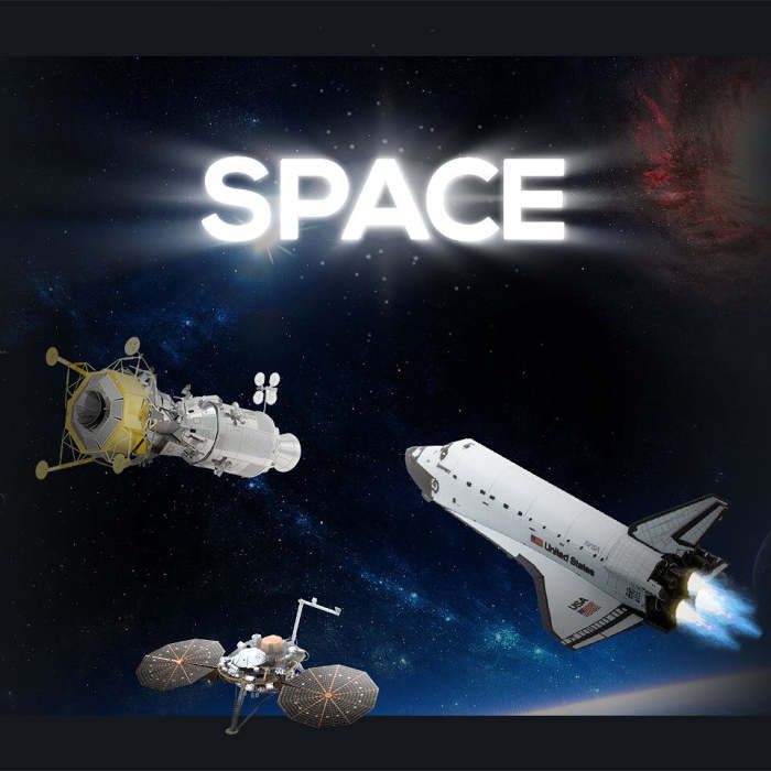 3D Metal Puzzle Aerospace Space Exploration Toys