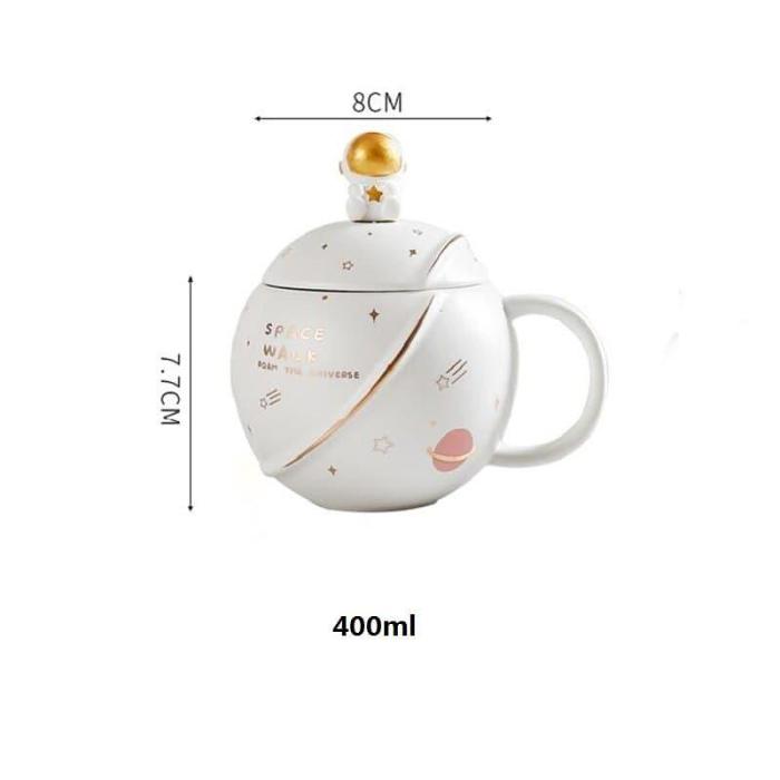 Astronaut Planet Ceramics Coffee Mug