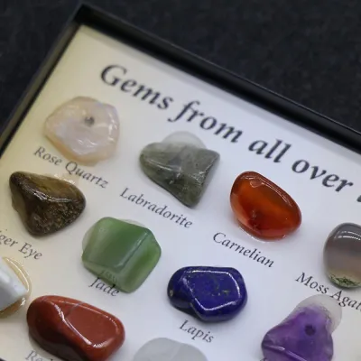 12/15PCS Raw Gemstones Collection