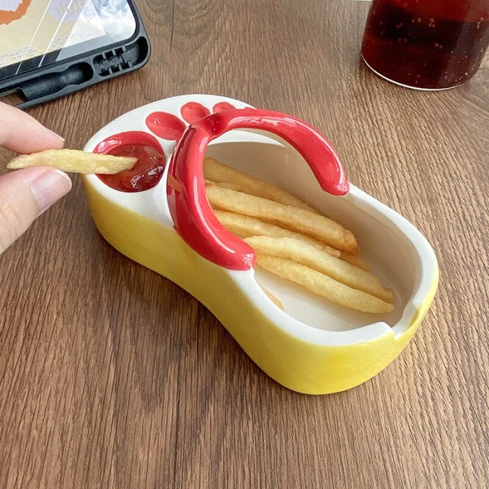 Flip Flops Shape Ketchup Dipper