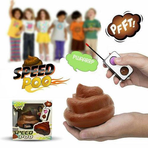 Remote Control Poop Car Toy With Spinning And Farting Action