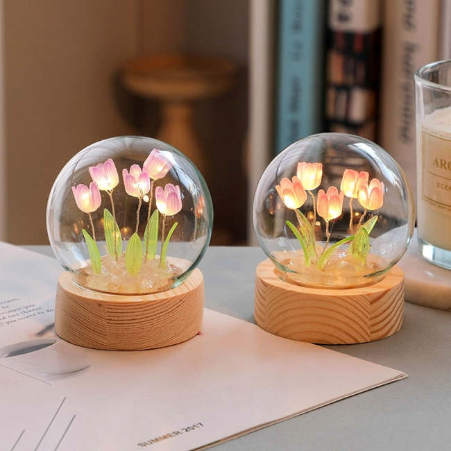 DIY Tulip Night Lights