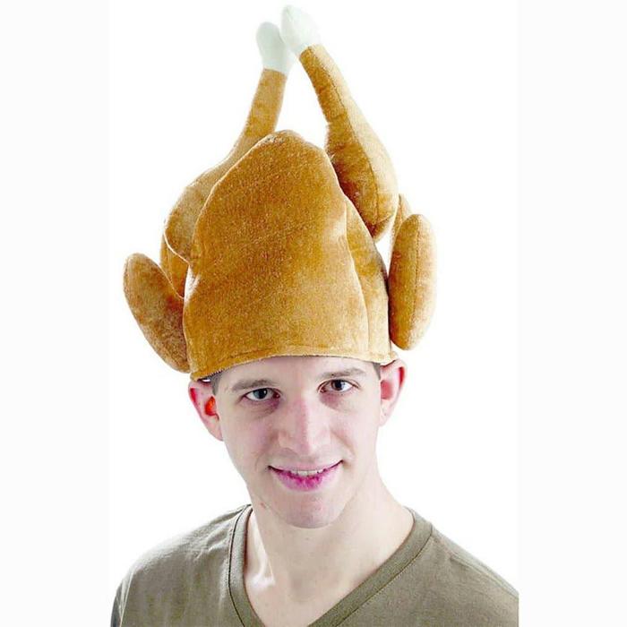 Roasted Turkey Plush Hats