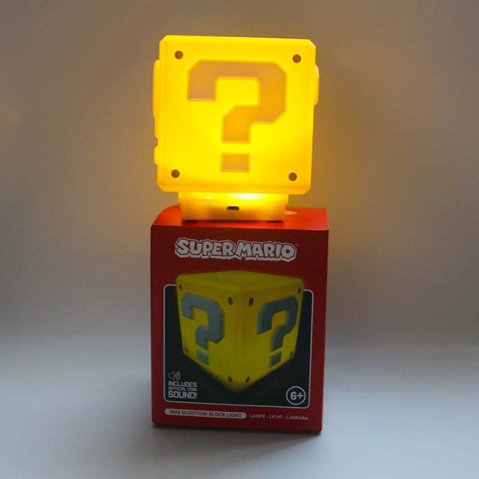USB Charging LED Question Mark Super Mario Night Light