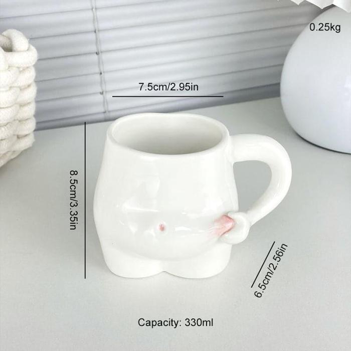 Funny Ceramic Belly Mug