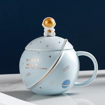 Astronaut Planet Ceramics Coffee Mug