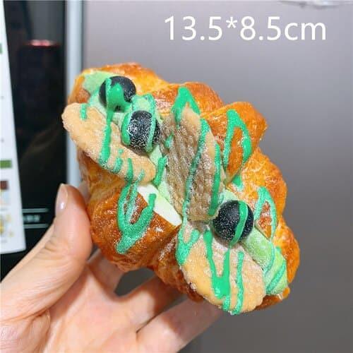 Simulation Toast and Bread Refrigerator Magnet