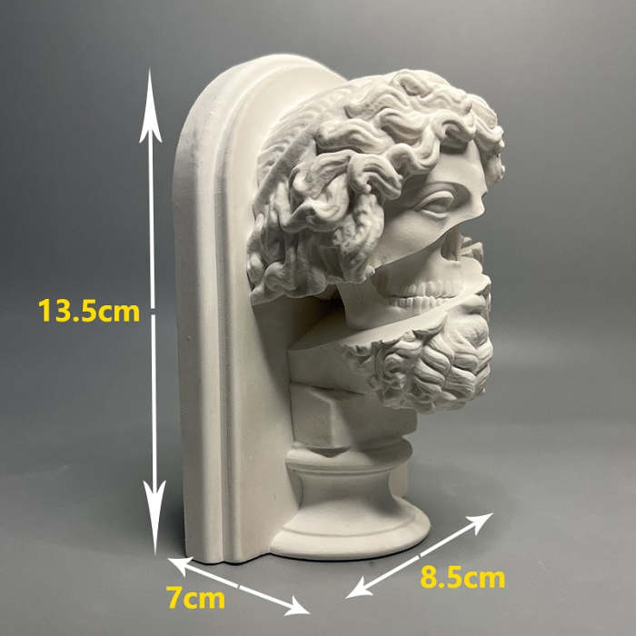 Nordic Zeus Portrait Statue Figurines