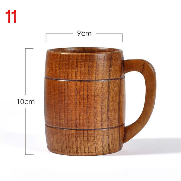 Wooden Big Belly Cups