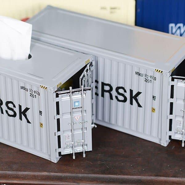 Retro Cargo Container Tissue Box Cover