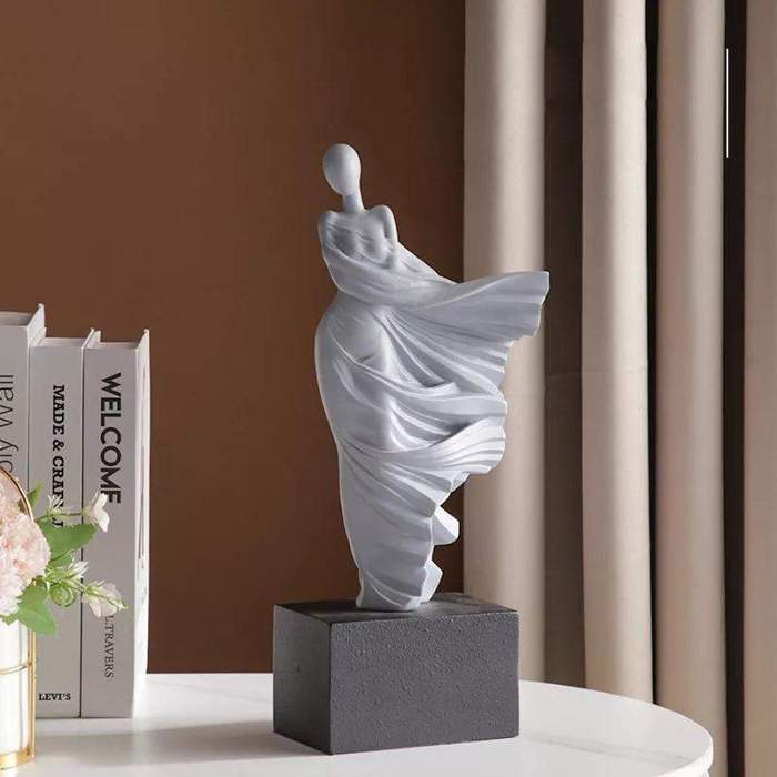 Graceful Lady Dancer Sculpture