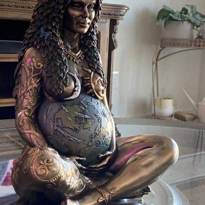Gaia Mother Earth Art Statue