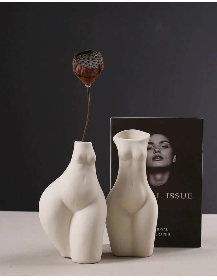 Abstract Body Art Vase