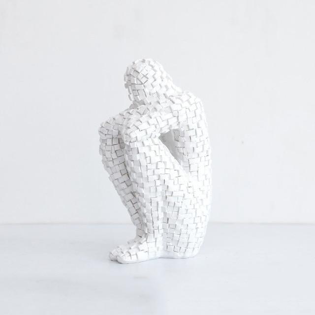Thinking Man Sculpture Character