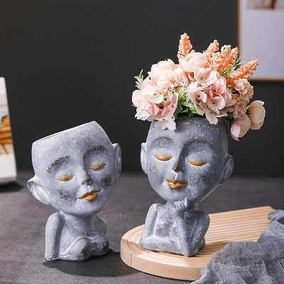 Creative Lady Portrait Vase