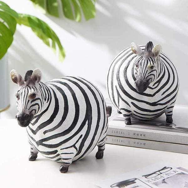 Fat Zebra Statue