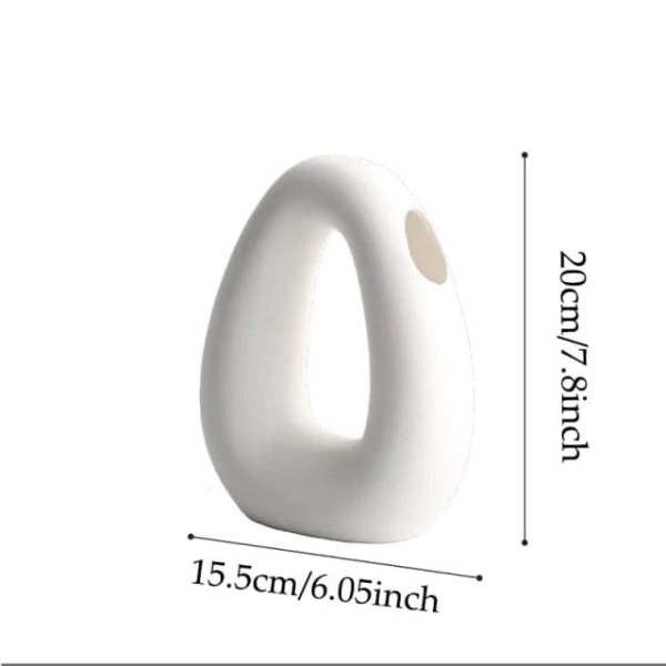 Nordic Ceramic Geometric Art Vase